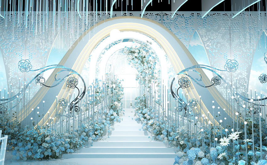 玛多釡香烙馍村水晶厅效果展示